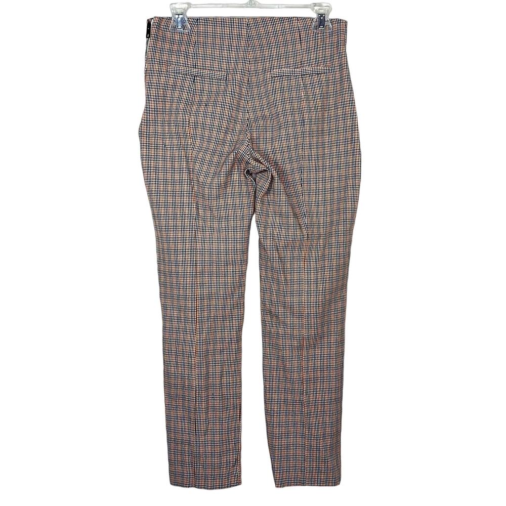 A New Day Orange Houndstooth Straight Leg Trouser Pants 4 - Picture 2 of 9